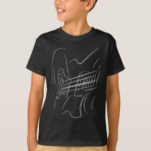 Jazz Music Liebe Musical Musical Electric Guitar P T-Shirt