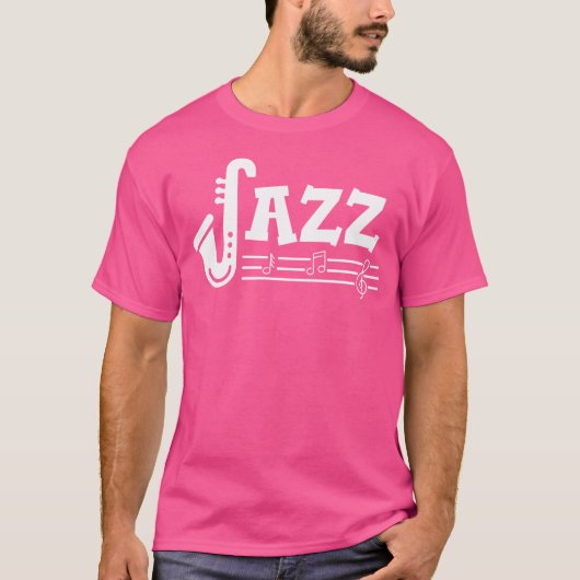 Jazz Music - Niedlich Saxophone Player Outfit Jazz T-Shirt (Vorderseite)
