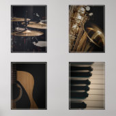Jazz Music Nostalgia Print Set (Vorderseite)