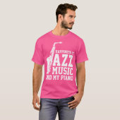 Jazz Music Piano T-Shirt (Vorne ganz)