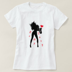 Jazz Music Saxophone Player Woman Funny T - Shirt