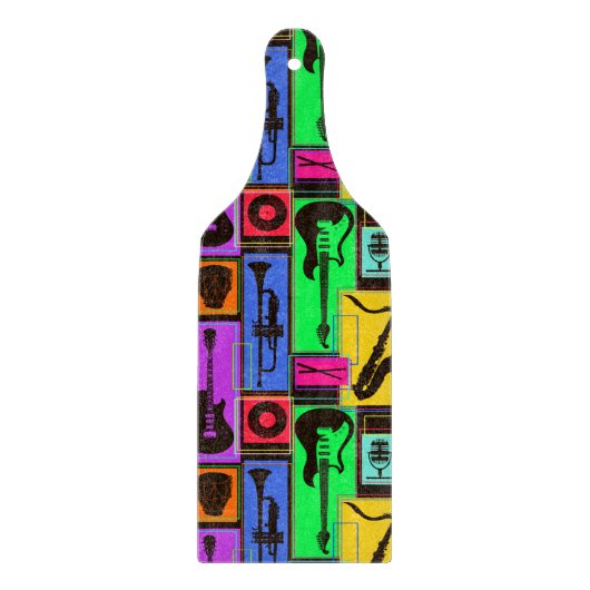 Jazz Music-Schneidebrett Schneidebrett (Vorderseite)