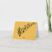 JAZZ MUSIC TRUMPET GLÜCKLICH GEBURTSTAG KARTE (Rückseite)