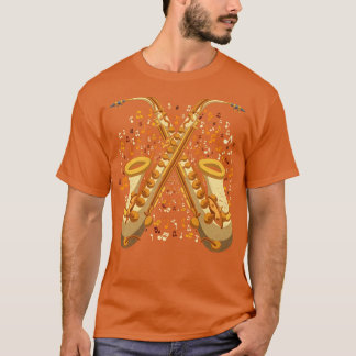 Jazz Musical Instrument saxophonistisch Saxophon T-Shirt