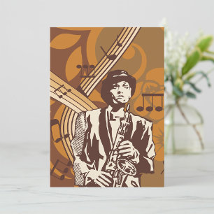 Jazz Musician Einladung