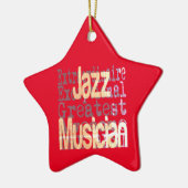Jazz Musician Extraordinaire Keramik Ornament (Links)