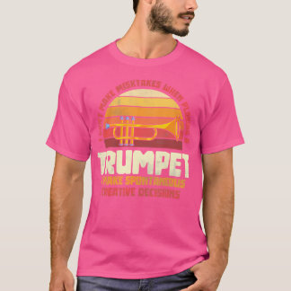 Jazz Musician Funny Trumpeter Geschenk Retro Trump T-Shirt