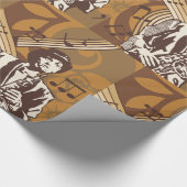 Jazz Musician Geschenkpapier (Ecke)