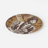 Jazz Musician Pappteller (Schrägansicht)