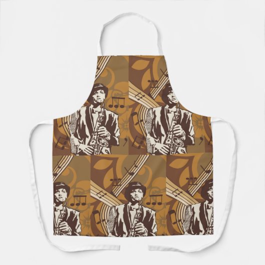 Jazz Musician Schürze (Vorderseite)