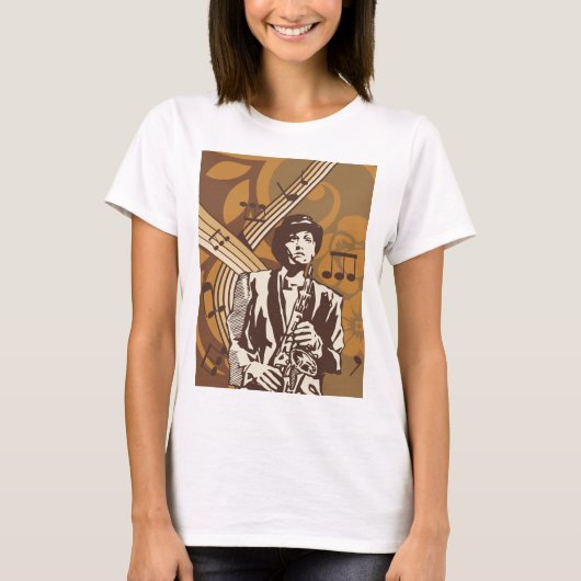 Jazz Musician T-Shirt (Vorderseite)