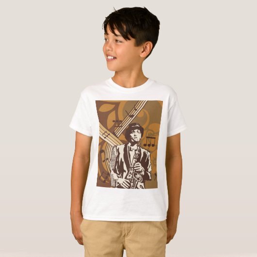 Jazz Musician T-Shirt (Vorne ganz)