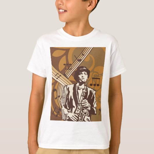 Jazz Musician T-Shirt (Vorderseite)