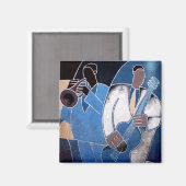 Jazz Musicians Magnet (Vorderseite/Rückseite)
