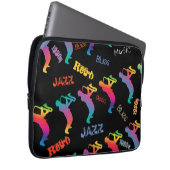Jazz Musicians Retro Blues Music POP ART Laptopschutzhülle (Vorne Rechts)