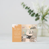 Jazz Musicians Retro Music Blues Party Vintag Visitenkarte (Stehend Vorderseite)