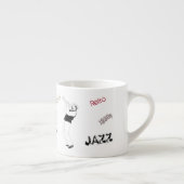 Jazz Musicians Retro Music Blues Vintag ART Espressotasse (Rechts)