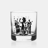 Jazz/Musik/Club/Trinkbehälter Set Whiskey Glass Whiskyglas (Vorderseite)