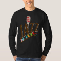 Jazz-Musik-Instrument-Mikrofon Vögel singen