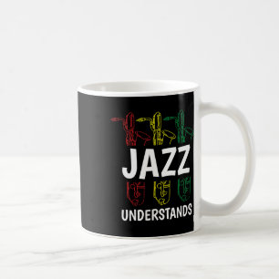 Jazz-Musik Juneteenth Schwarzer Musiker Afroamerik Kaffeetasse