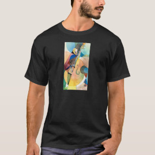 Jazz-Musik-Malerei "Bassline " T-Shirt