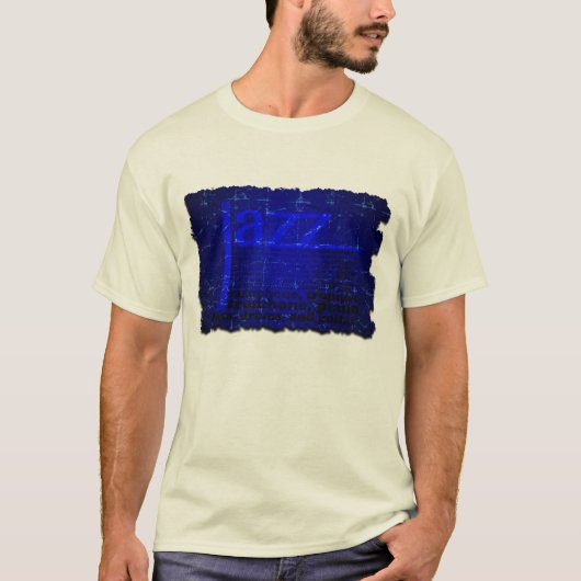 Jazz-Musik Men´s T - Shirt natürlich (Vorderseite)
