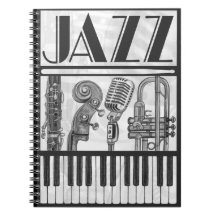 Jazz-Musik-Notizbuch