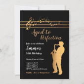 Jazz, Musik-Party Einladung, Perfektion Einladung (Vorderseite)