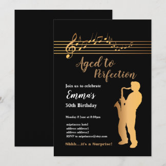 Jazz, Musik-Party Einladung, Perfektion Einladung