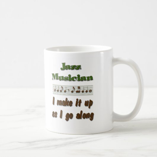 Jazz-Musiker Kaffeetasse (Rechts)