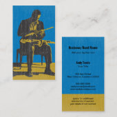 Jazz-Musiker-Visitenkarte Visitenkarte (Vorne/Hinten)