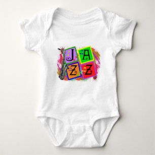 Jazz-Musikfreund-Geschenke Baby Strampler