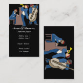 Jazz-Musikindustrie-Karte Visitenkarte (Vorne/Hinten)
