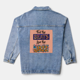 Jazz-Musikliebhaber Jeansjacke