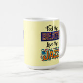 Jazz-Musikliebhaber Kaffeetasse (VorderseiteRechts)