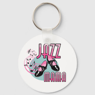 Jazz-Mutter Tap Dancing Schlüsselanhänger