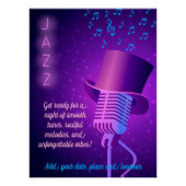 Jazz Nacht Poster (Vorderseite)