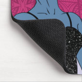 Jazz Nightclub Sängerin Mauspad (Ecke)