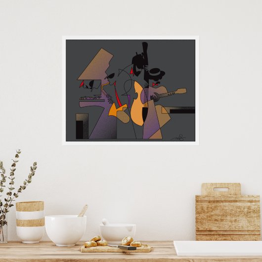 Jazz & Nightshades Poster (Küche)