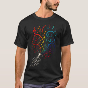 Jazz-Noten-Explosion - Saxophon-Musik T-Shirt