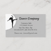 Jazz- oder Balletttanzstudio Visitenkarte (Vorderseite)