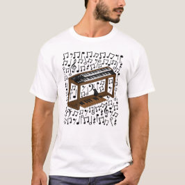 Jazz Organ Musical Notes Organist Musiker T-Shirt