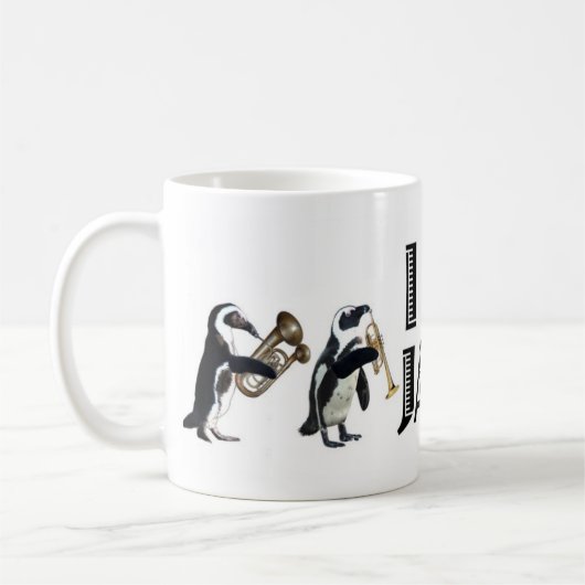 Jazz Penguin-Tasse Kaffeetasse (Links)