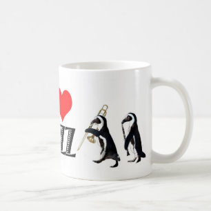 Jazz Penguin-Tasse Kaffeetasse