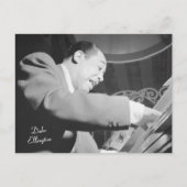 Jazz Pianist Duke Ellington Postkarte (Vorderseite)