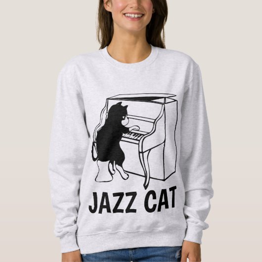 JAZZ PIANO CAT-T - Shirt (Vorderseite)