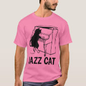 JAZZ PIANO CAT-T - Shirt (Vorderseite)