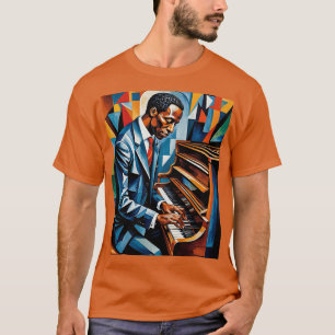 Jazz Piano Player Abstrakt Art Shirt