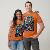 Jazz Piano Player Abstrakt Art Shirt (Unisex)