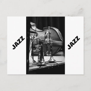 Jazz Postcard Postkarte